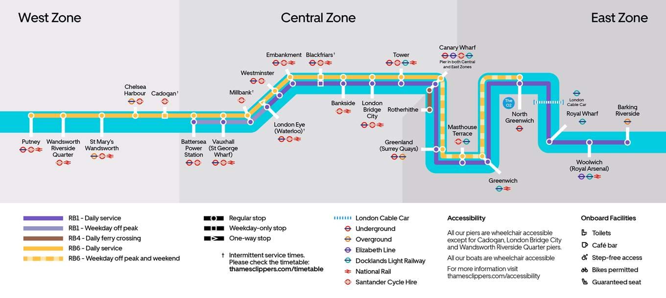 River Bus Route map 4000X1791