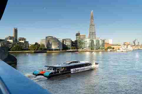 Boat In Front Of More London (With The Shard)