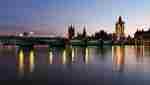 Westminster Bridge Illuminated River © James Newton