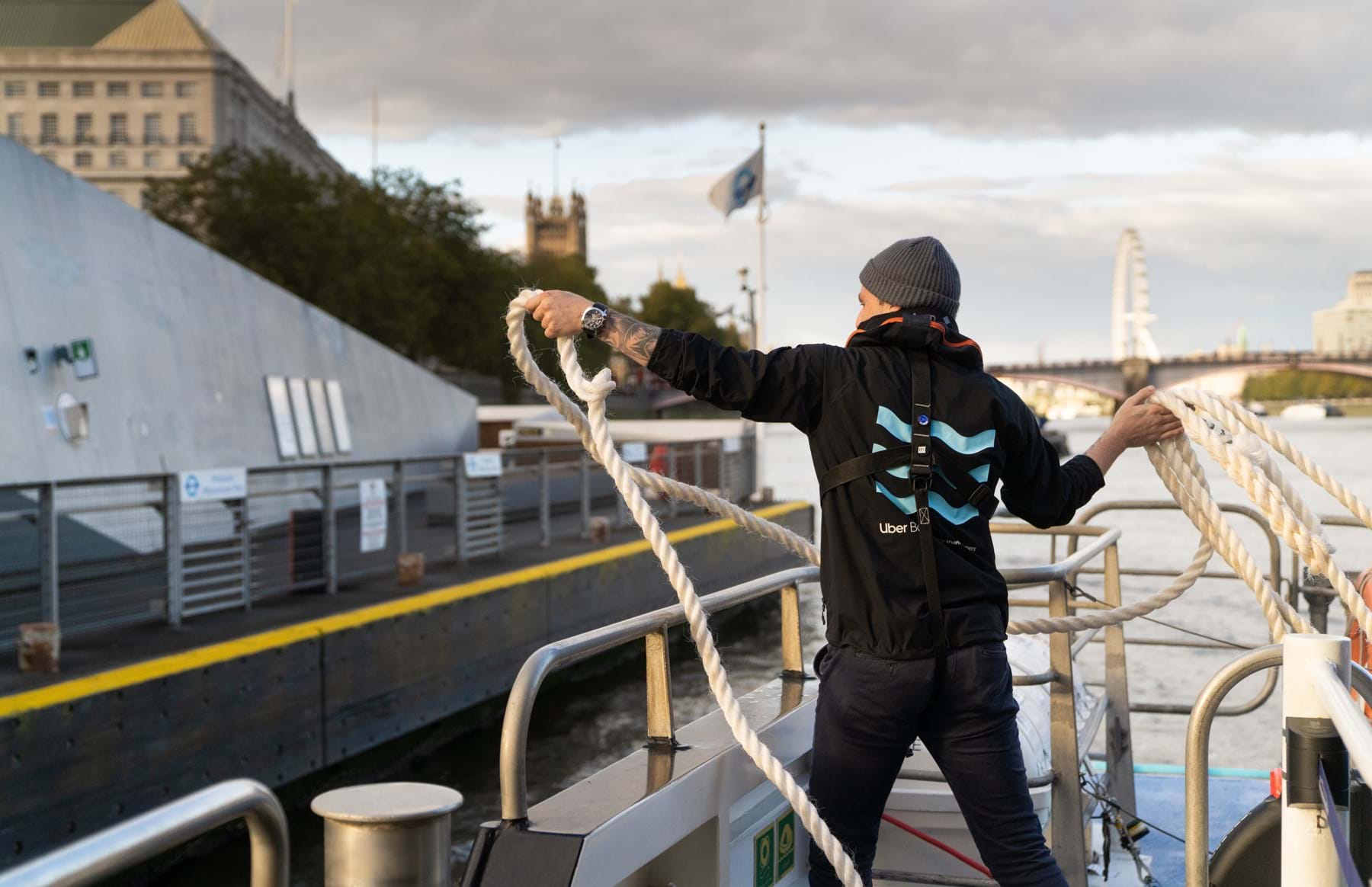 Mate throwing a rope