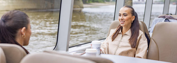 Girls on the boat