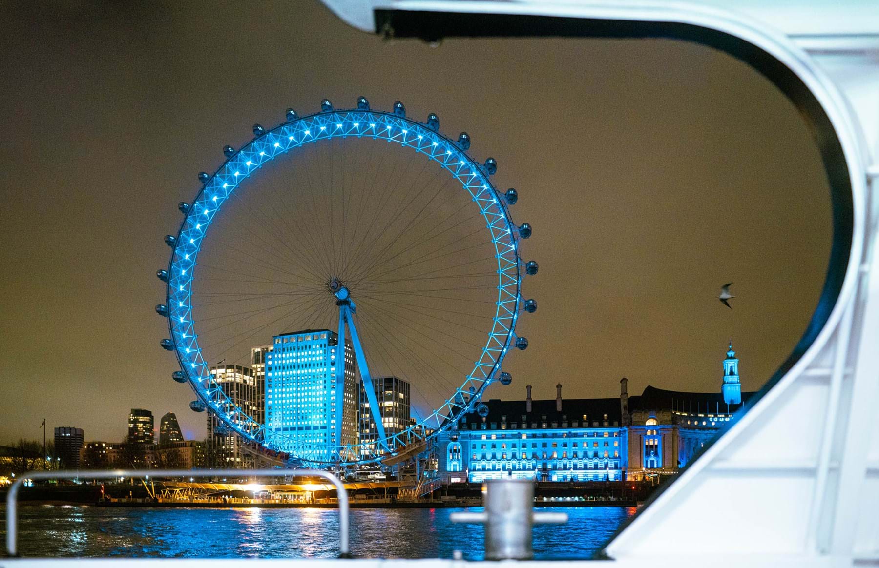 The London Eye at night