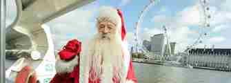 Santa Claus and the London Eye