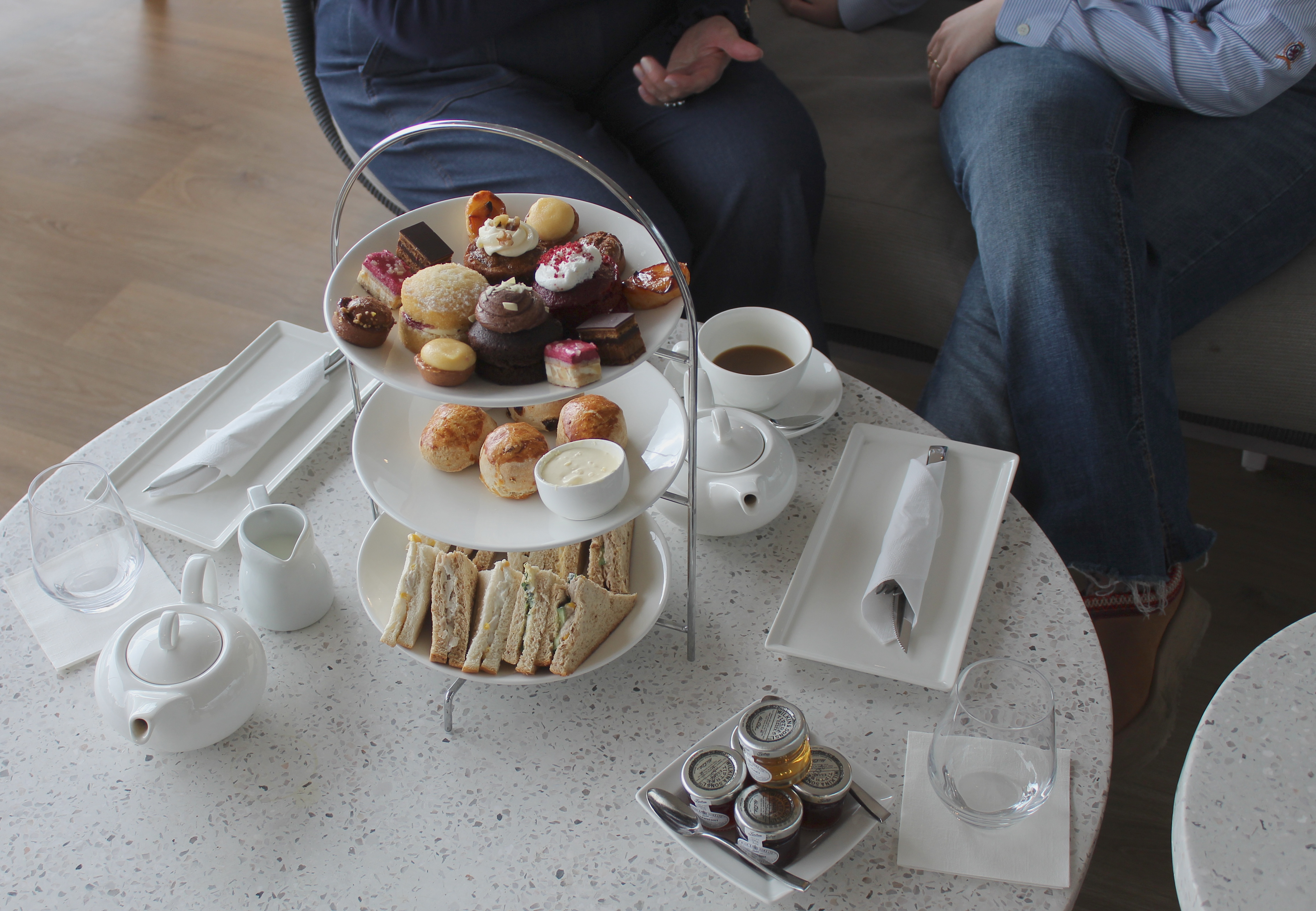 Afternoon tea at clipper lounge