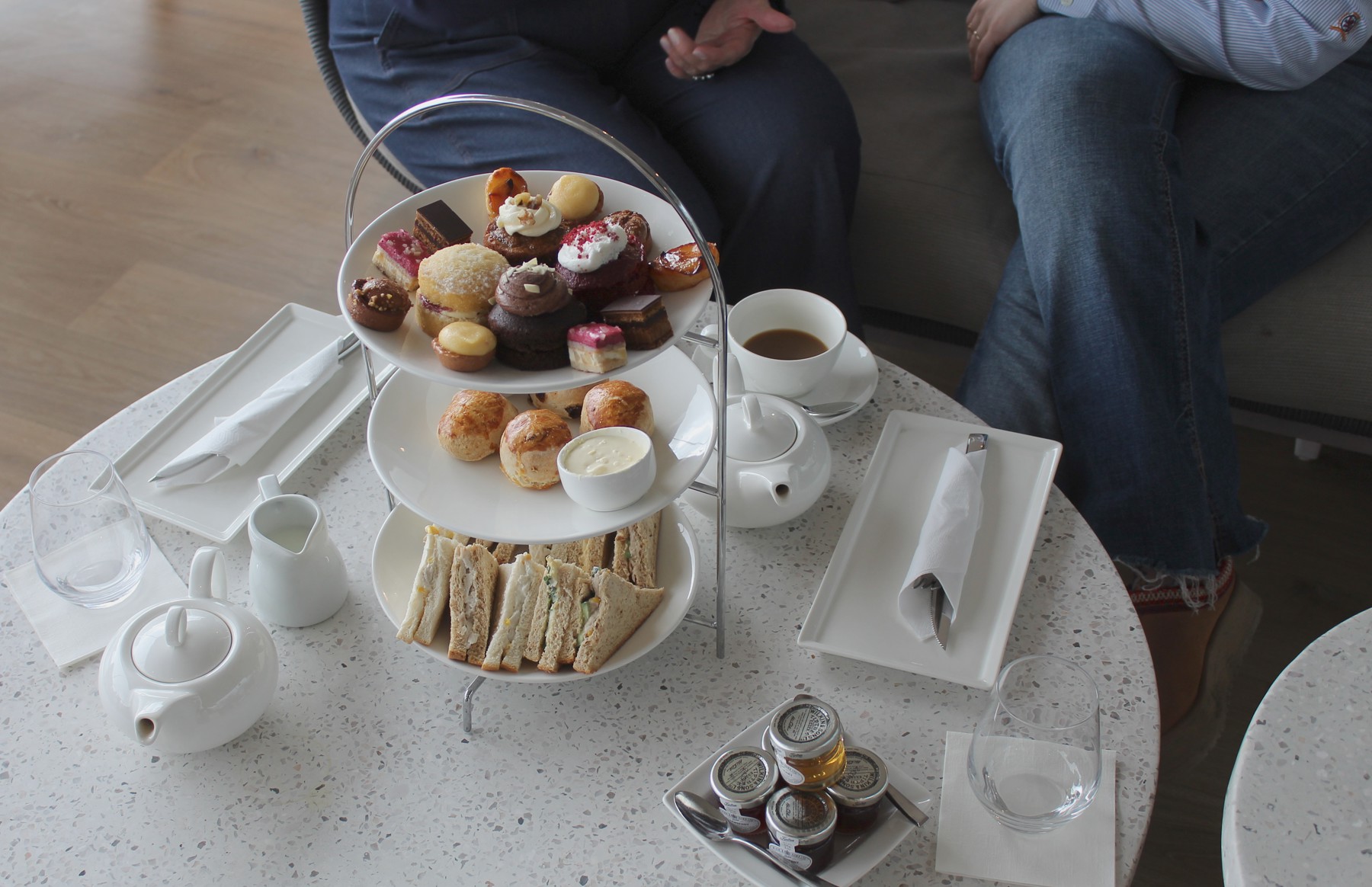 Afternoon tea at clipper lounge