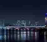 Blackfriars Bridge Illuminated River © James Newton