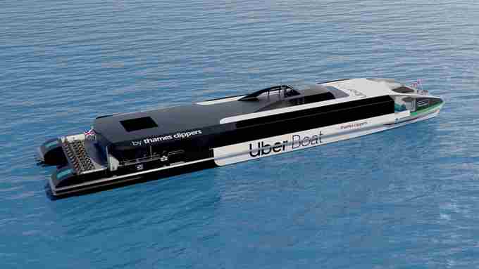 Uber Boat By Thames Clippers New Boat CGI