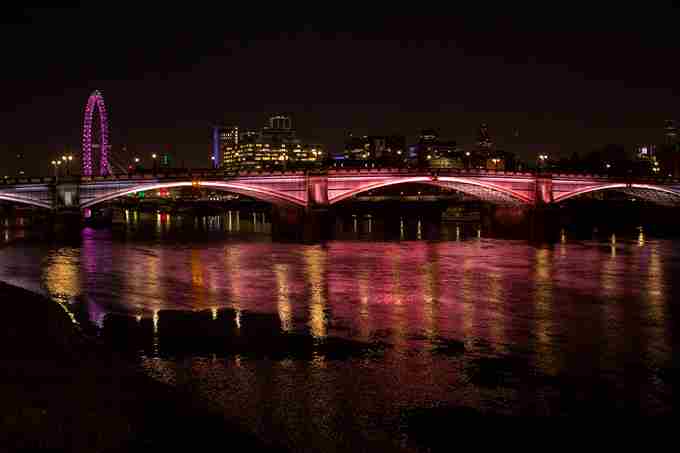 Lambeth Bridge Illuminated River © Paul Crawley
