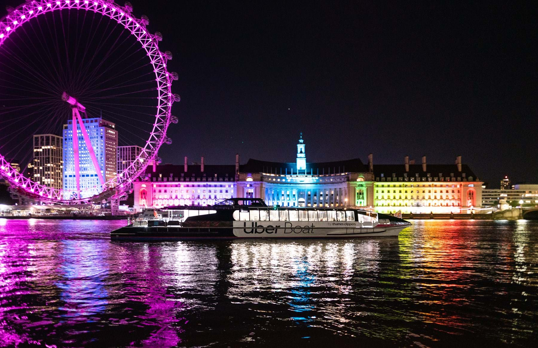 London Eye and the River Bus