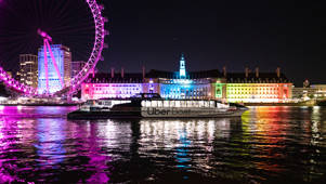 London Eye and the River Bus