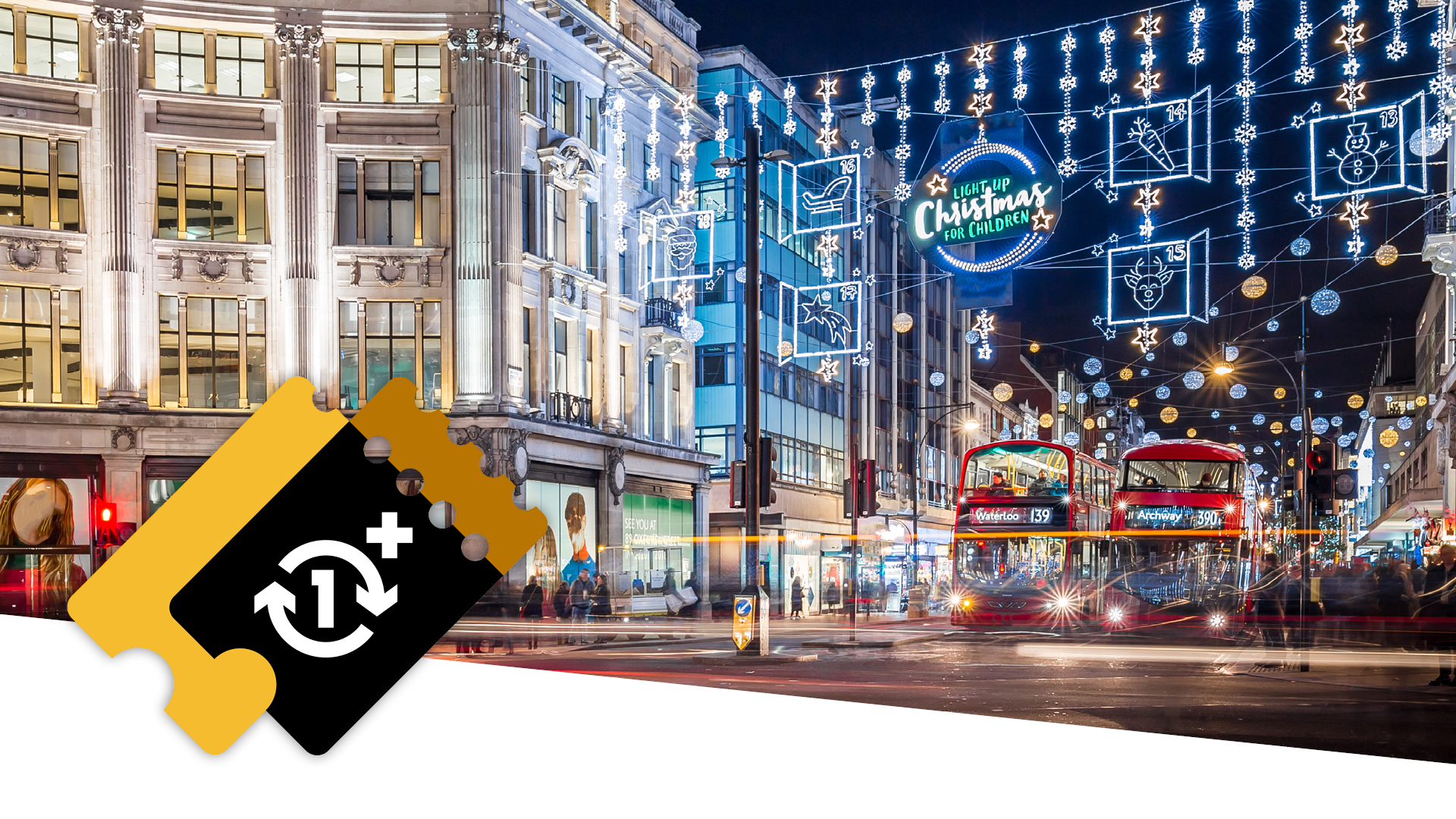 Umbraco Christmas Lights Bus Hop On Hop Off (1 Day)