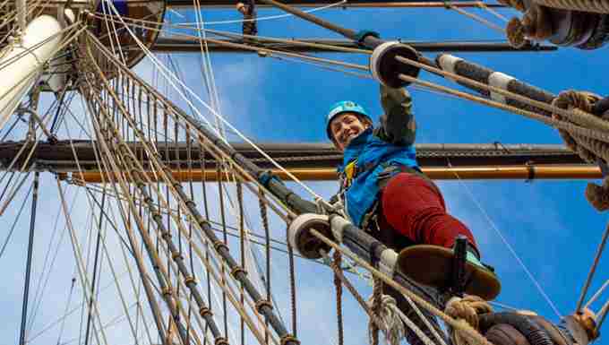 Cutty Sark Rig Climb