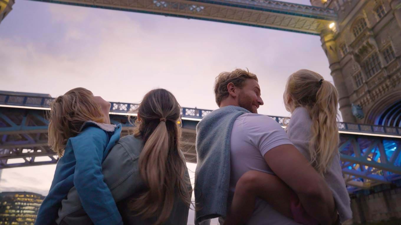 Family at Tower Bridge