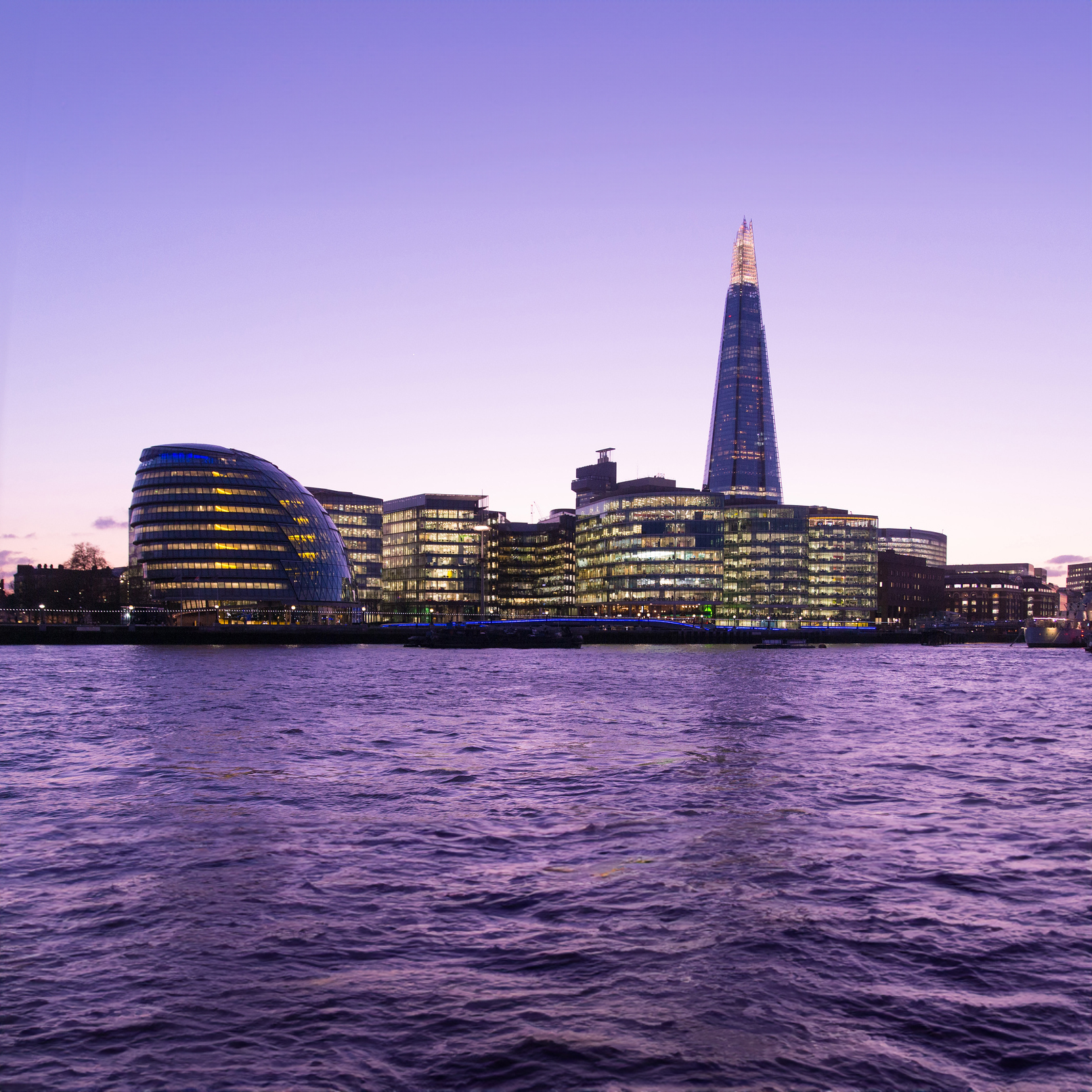 Dusk London Bridge City