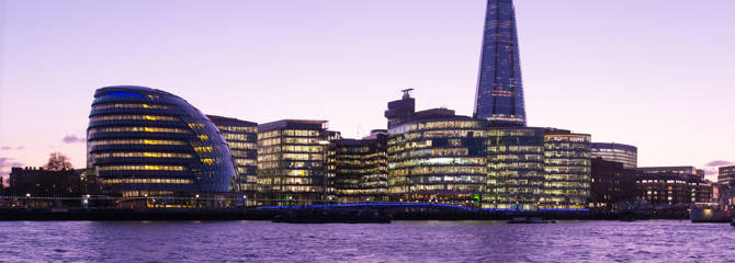 Dusk London Bridge City
