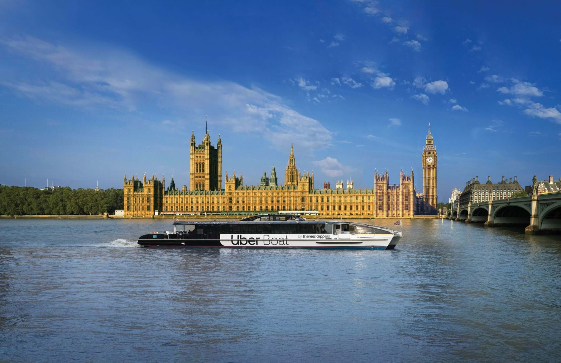 Westminster Pier - Uber Boat by Thames Clippers